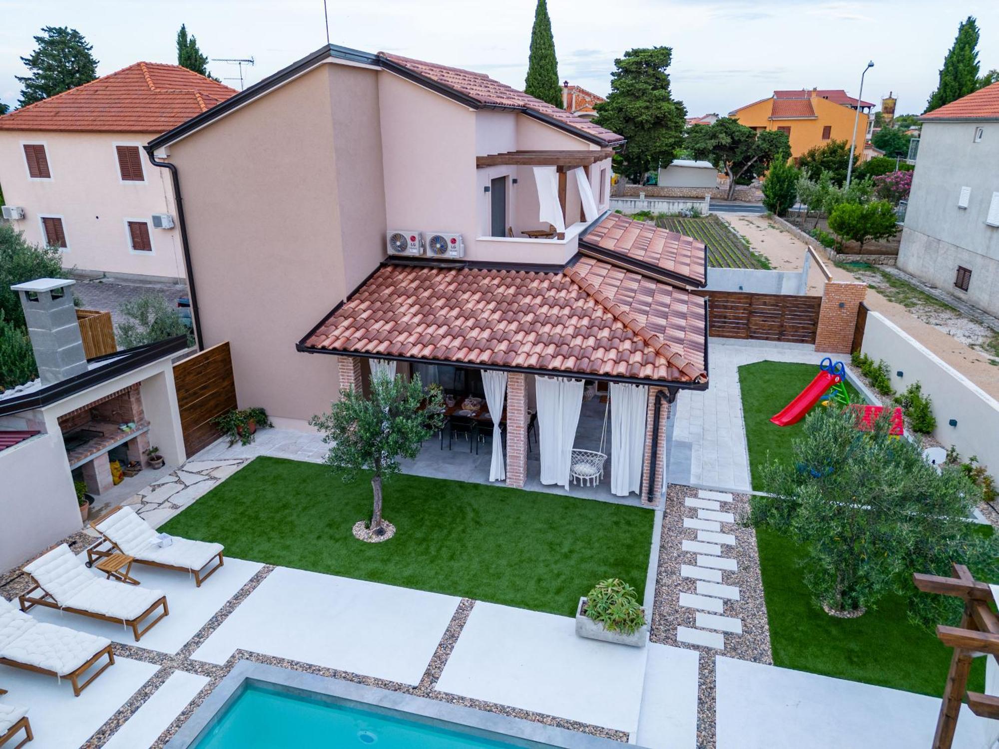 Holiday Home Silencio Biograd Weißenburg Exterior foto